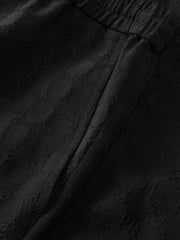 Men's Casual  Textured Knee-Length Shorts