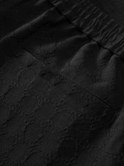 Men's Casual  Textured Knee-Length Shorts