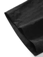 Men's Casual  Textured Knee-Length Shorts
