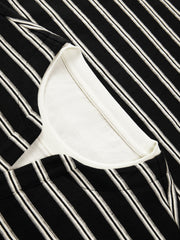 Men's Layered-Look Striped Henley T-Shirt