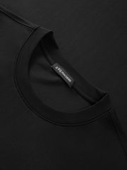 Men's Minimal Solid T-Shirt with Patch Detail