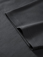 Men's Minimal Solid T-Shirt with Patch Detail