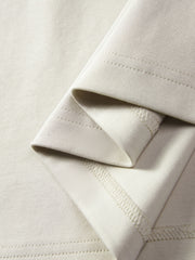 Men's Minimal Solid T-Shirt with Patch Detail