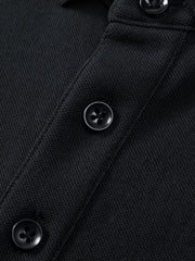 Men's Slim-Fit Polo Shirt with Mulberry Silk