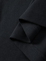 Men's Slim-Fit Polo Shirt with Mulberry Silk