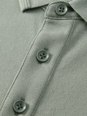 Men's Slim-Fit Polo Shirt with Mulberry Silk