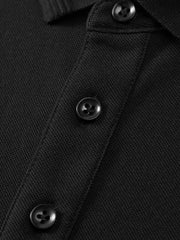 Men's Slim-Fit Polo Shirt with Mulberry Silk