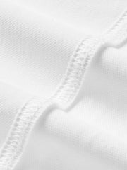 Men's Minimal Solid T-Shirt with Patch Detail
