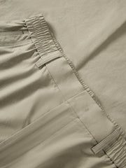 Men's Basic Cotton Wide-Leg Casual Pants