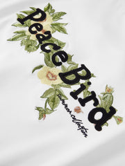 Men's Cotton-Blend T-Shirt with Graphic Embroidery