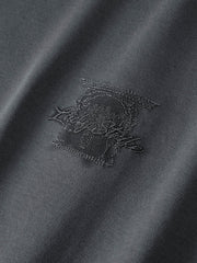 Men's Gradient Print and Embroidered T-Shirt