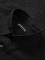 Men's Loose-Fit Textured Shirt