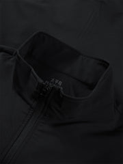 Men's Black Stand Collar Jacket