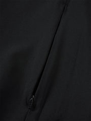 Men's Black Stand Collar Jacket