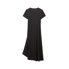 Women's U-Neck Twist-Waist Dress