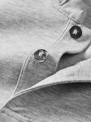 Men's Cool Touch Stand Collar Polo Shirt