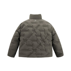 Men's Letter-Bonded Puffer Jacket
