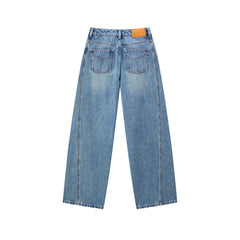 Women's Casual Wide-Leg Banana Jeans