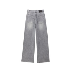 Women's Vintage Washed Wide-Leg Jeans