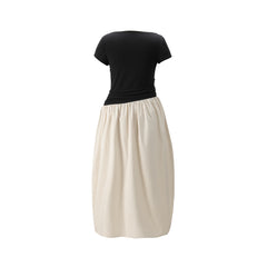 Women's Boat-Neck Layered-Look Dress