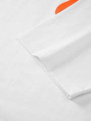 Men's American-style Color-block Printed T-shirt