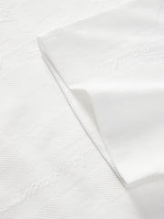 Men's Solid Tonal Jacquard T-Shirt