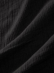 Men's Solid Textured Jacquard Polo Shirt