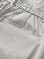 Men's Slim-Fit Trousers with Mulberry Silk