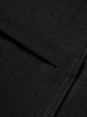 Men's Black Wide-Leg Denim Pants