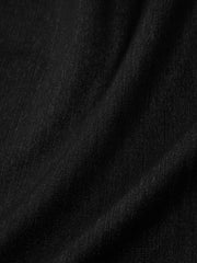 Men's Black Wide-Leg Denim Pants