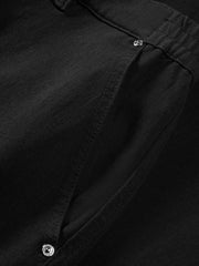 Men's Elastic-Waist Straight-Leg Jeans
