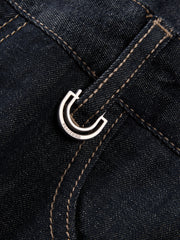 Men's Vintage Jeans with Contrast Topstitching