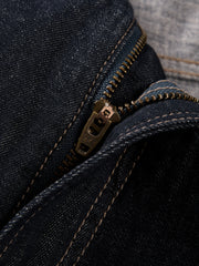 Men's Vintage Jeans with Contrast Topstitching