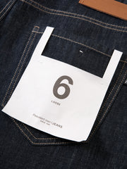 Men's Vintage Jeans with Contrast Topstitching