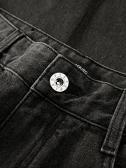 Men's Gradient Washed Wide-Leg Jeans