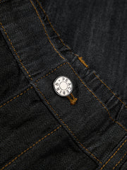 Men's Denim Shorts with Stitching Details