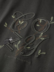 Men's Loose-Fit Contrast Stripe T-Shirt