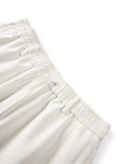 Men's casual elastic waist jacquard shorts
