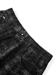 Men's Jacquard Wide-Leg Shorts