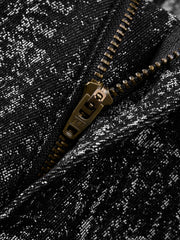 Men's Jacquard Wide-Leg Shorts