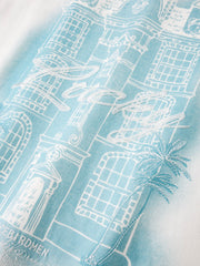Men's Cotton Graphic T-Shirt with Embroidery