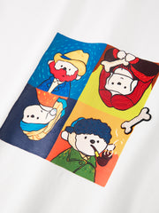 Men's Cotton Cartoon Graphic T-Shirt