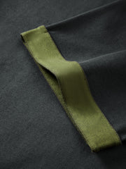 Men's Loose-Fit Contrast T-Shirt