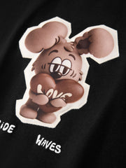 Men's Cotton 3D Cartoon Graphic T-Shirt