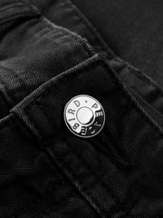 Men's Cotton-Blend Washed Tapered Jeans