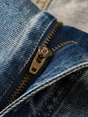Men's Vintage Washed Tapered Jeans