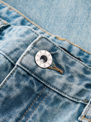 Men's Lightweight Washed Straight-Leg Jeans
