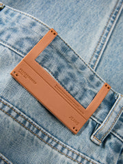 Men's Lightweight Washed Straight-Leg Jeans