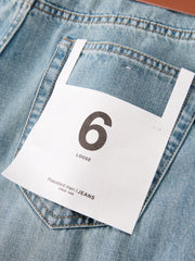 Men's Lightweight Washed Straight-Leg Jeans