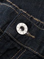 Men's Cotton-Blend Washed Tapered Jeans